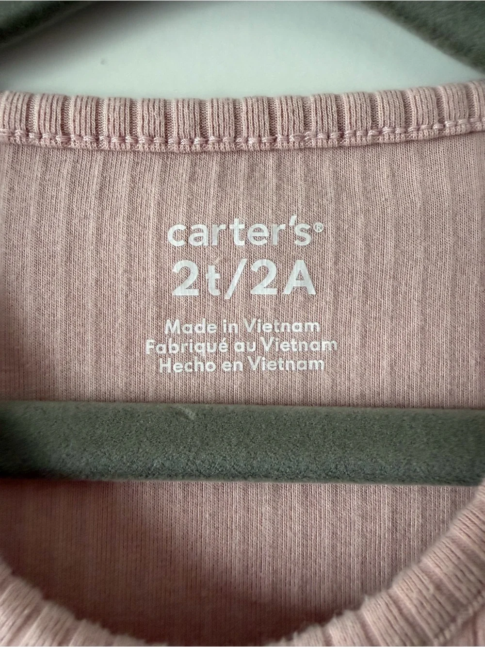Carters ribbed knit